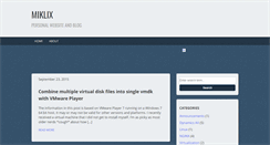 Desktop Screenshot of miklix.com
