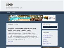 Tablet Screenshot of miklix.com